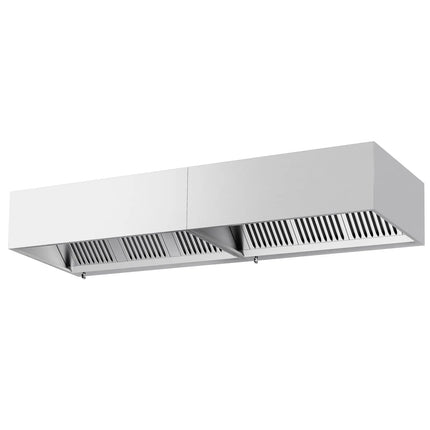 GGM Gastro Commercial Wall-Mounted Extraction Canopy – 3000mm – with Baffle Filters & Lighting