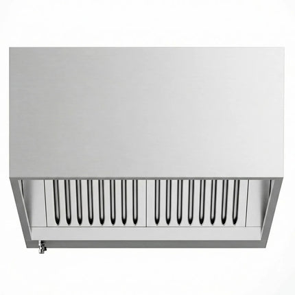 GGM Gastro Commercial Wall-Mounted Extractor Hood – 1000mm – with Baffle Filters & Lighting