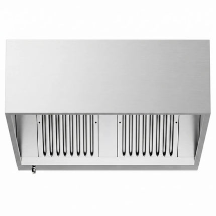 GGM Gastro Commercial Wall-Mounted Extractor Hood – 1200mm – with Baffle Filters & Lighting