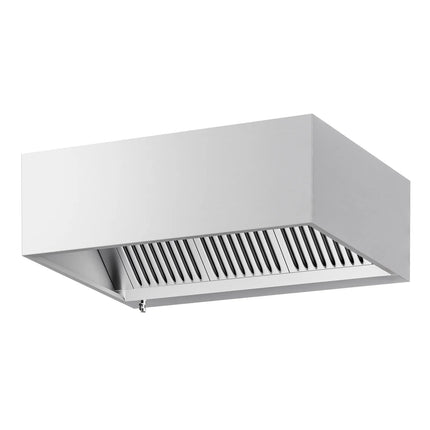GGM Gastro Commercial Wall-Mounted Extractor Hood – 1400mm – with Baffle Filters & Lighting