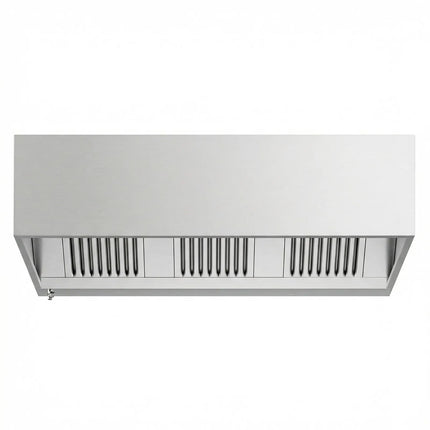 GGM Gastro Commercial Wall-Mounted Extractor Hood – 1800mm – with Baffle Filters & Lighting