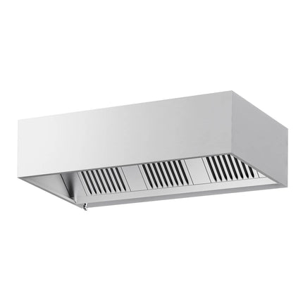 GGM Gastro Commercial Wall-Mounted Extractor Hood – 1800mm – with Baffle Filters & Lighting