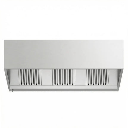 GGM Gastro Commercial Wall-Mounted Extractor Hood – 2000mm – with Baffle Filters & LED Lighting