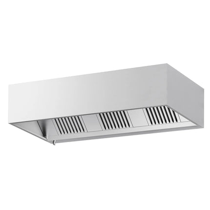 GGM Gastro Commercial Wall-Mounted Extractor Hood – 2000mm – with Baffle Filters & LED Lighting
