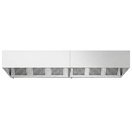 GGM Gastro Commercial Wall-Mounted Extractor Hood – 3400mm – with Baffle Filters & Lighting