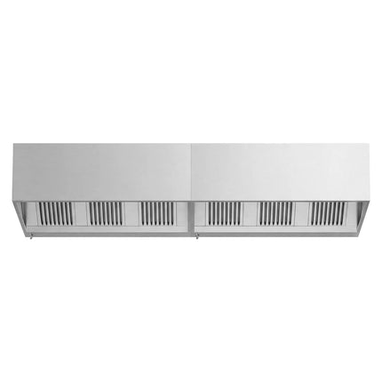GGM Gastro Commercial Wall-Mounted Extractor Hood - 3600mm - with Baffle Filters & Lighting