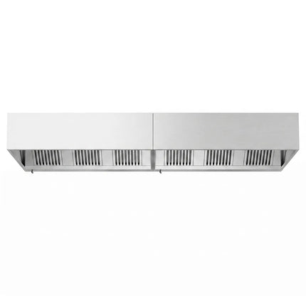GGM Gastro Commercial Wall-Mounted Extractor Hood – 3600mm – with Baffle Filters & Lighting