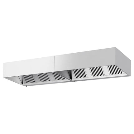GGM Gastro Commercial Wall-Mounted Extractor Hood – 3600mm – with Baffle Filters & Lighting