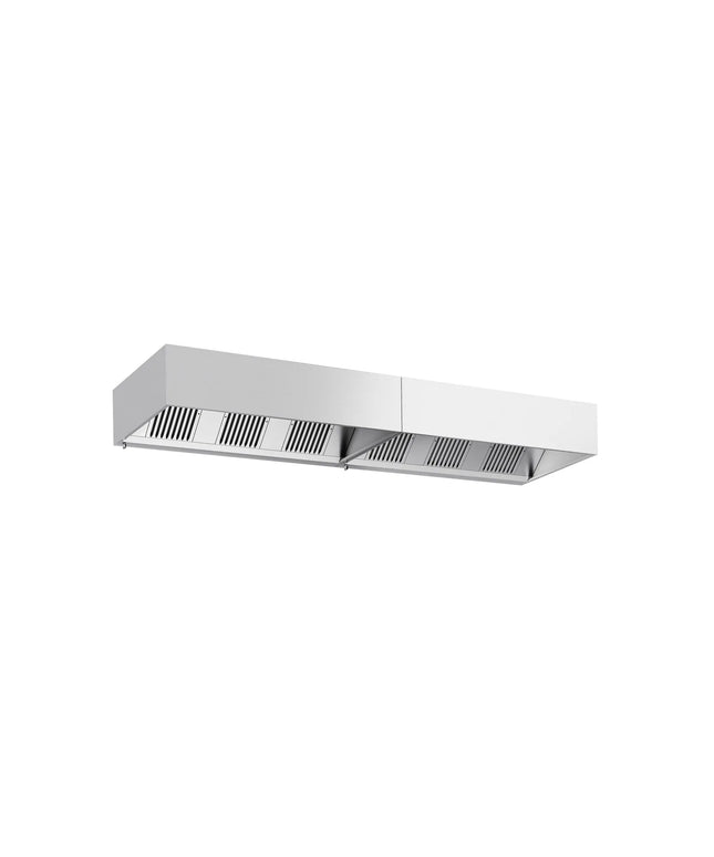 GGM Gastro Commercial Wall-Mounted Extractor Hood – 4000mm – with Baffle Filters & LED Lighting