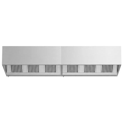 GGM Gastro Commercial Wall-Mounted Extractor Hood – 4000mm – with Baffle Filters & Lighting