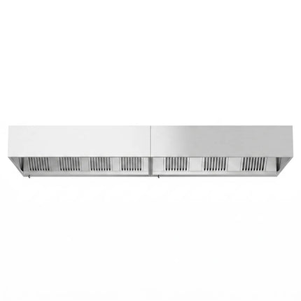 GGM Gastro Commercial Wall-Mounted Extractor Hood – 4000mm – with Baffle Filters & LED Lighting