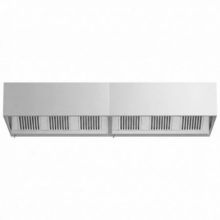 GGM Gastro Commercial Wall-Mounted Extractor Hood – 4200mm – with Baffle Filters & Lighting