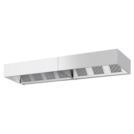 GGM Gastro Commercial Wall-Mounted Extractor Hood – 4200mm – with Baffle Filters & Lighting