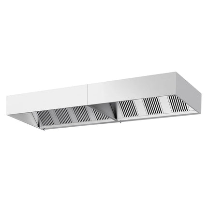 GGM Gastro Commercial Wall-Mounted Extractor Hood – 4200mm – with Baffle Filters & Lighting