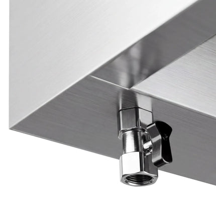 GGM Gastro Commercial Wall-Mounted Extractor Hood – 4400mm – with Baffle Filters & Lighting