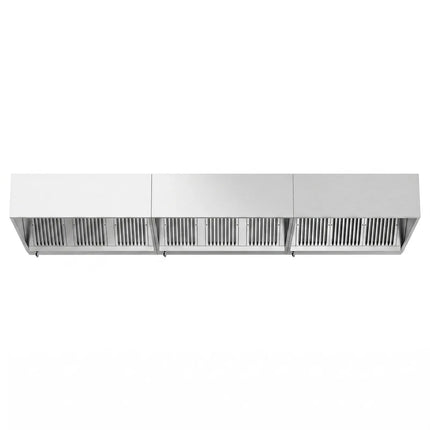 GGM Gastro Commercial Wall-Mounted Extractor Hood – 4600mm – with Baffle Filters & Lighting