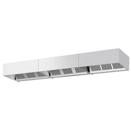 GGM Gastro Commercial Wall-Mounted Extractor Hood – 4600mm – with Baffle Filters & Lighting