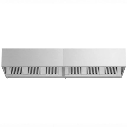 GGM Gastro Commercial Wall-Mounted Extractor Hood – 4800mm – with Baffle Filters & Lighting