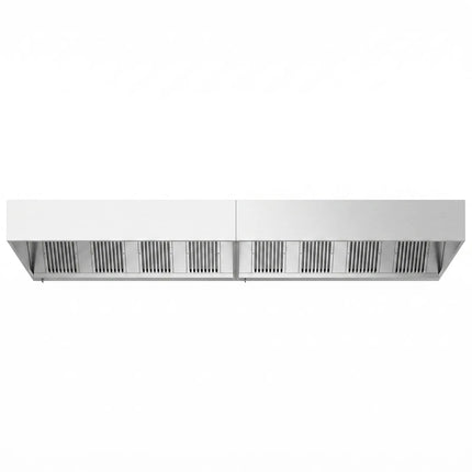 GGM Gastro Commercial Wall-Mounted Extractor Hood – 4800mm – with Baffle Filters & Lighting