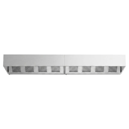GGM Gastro Commercial Wall-Mounted Extractor Hood - 4800mm - with Baffle Filters & Lighting