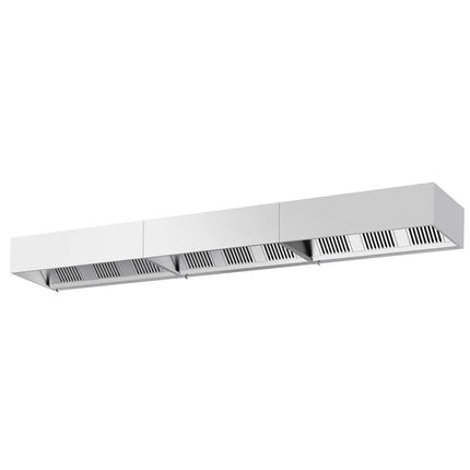 GGM Gastro Commercial Wall-Mounted Extractor Hood – 5600mm – with Baffle Filters & Lighting