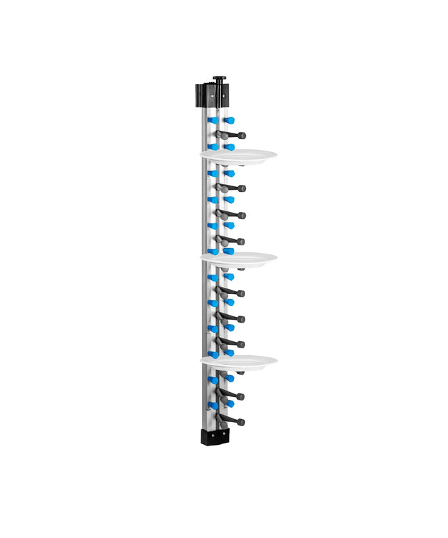 GGM Gastro Commercial Wall-Mounted Plate Rack - up to 12 Plates - Ø 16-32cm - Height: 1015mm