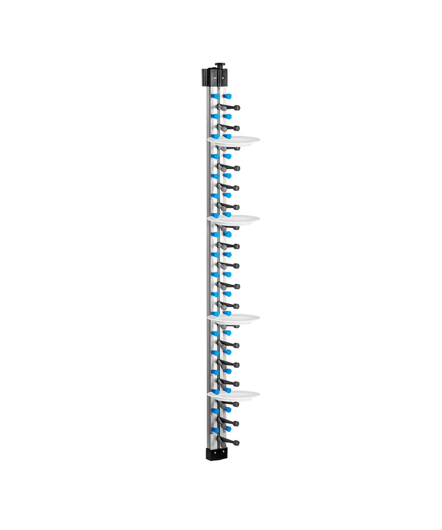 GGM Gastro Commercial Wall-Mounted Plate Rack - up to 18 Plates - Ø 16-32cm - Height: 1425mm