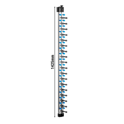 GGM Gastro Commercial Wall-Mounted Plate Rack - up to 18 Plates - Ø 16-32cm - Height: 1425mm