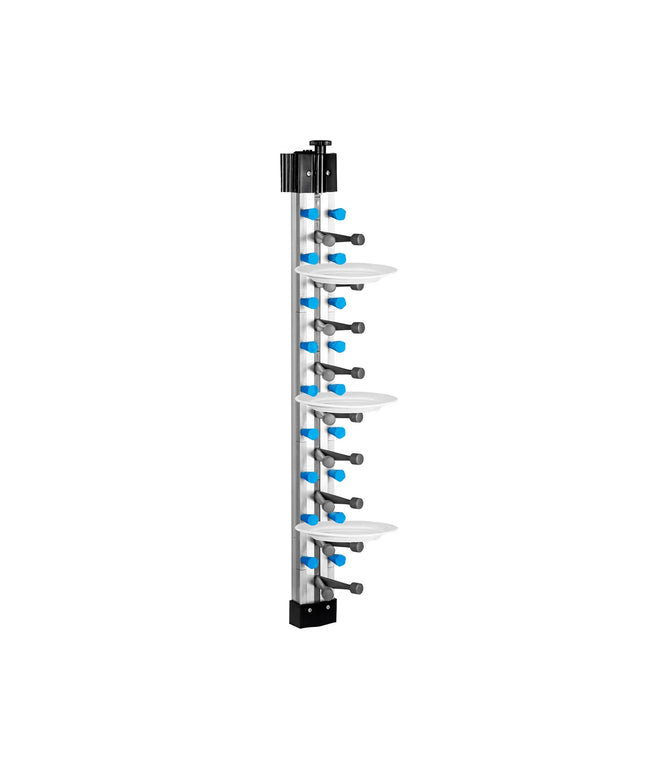 GGM Gastro Commercial Wall-Mounted Plate Rack - up to 9 Plates - Ø 16-32cm - Height: 810mm