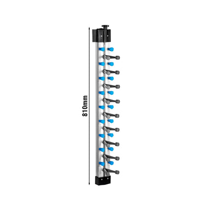 GGM Gastro Commercial Wall-Mounted Plate Rack - up to 9 Plates - Ø 16-32cm - Height: 810mm