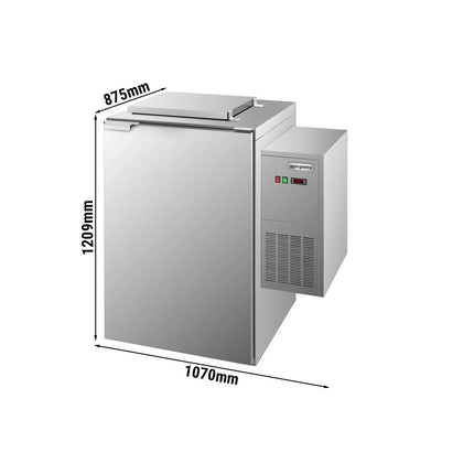 GGM Gastro Commercial Waste Cooler - 1x 120L [or 1x 240L] - Right-hand Refrigeration Unit