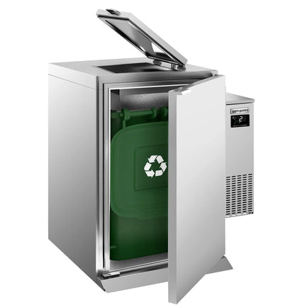 GGM Gastro Commercial Waste Cooler - 1x 120L - Right-hand Refrigeration Unit