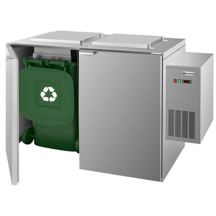 GGM Gastro Commercial Waste Cooler - 2x 120L [or 2x 240L] - Right-hand Refrigeration Unit