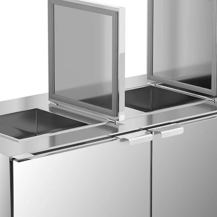 GGM Gastro Commercial Waste Cooler - 2x 120L [or 2x 240L] - Right-hand Refrigeration Unit