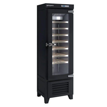 GGM Gastro Commercial Wine Fridge - Black - Freestanding - Single Zone - 265L - max. 42 bottles