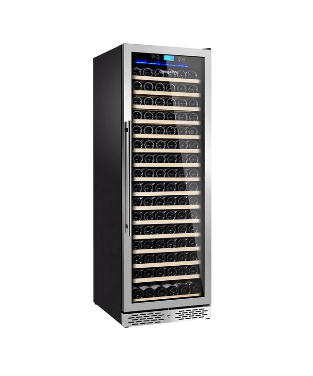 GGM Gastro Commercial Wine Fridge - Black - Freestanding - Single Zone - 450L - max. 171 bottles