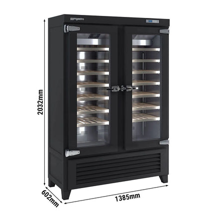 GGM Gastro Commercial Wine Fridge - Black - Freestanding - Single Zone - 640L - max. 84 bottles