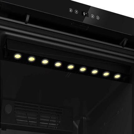 GGM Gastro Commercial Wine Fridge - Black - Single Zone - 360L - max. 60 bottles
