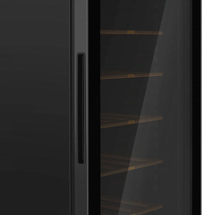 GGM Gastro Commercial Wine Fridge - Black - Single Zone - 360L - max. 60 bottles