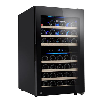 GGM Gastro Commercial Wine Fridge - Dual Zone - 120L - max. 45 bottles