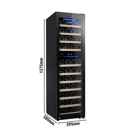 GGM Gastro Commercial Wine Fridge - Dual Zone - 160L - max. 53 bottles