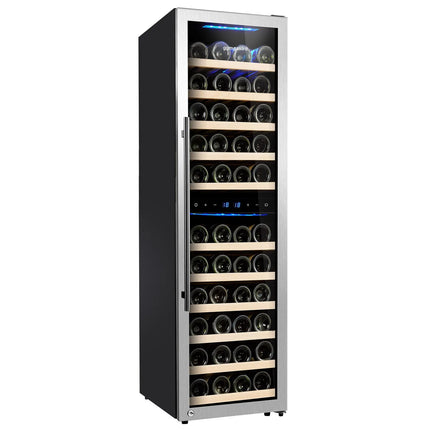 GGM Gastro Commercial Wine Fridge - Dual Zone - 160L - max. 53 bottles
