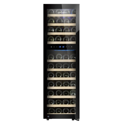 GGM Gastro Commercial Wine Fridge - Dual Zone - 160L - max. 53 bottles
