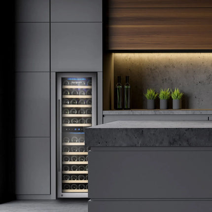 GGM Gastro Commercial Wine Fridge - Dual Zone - 160L - max. 53 bottles