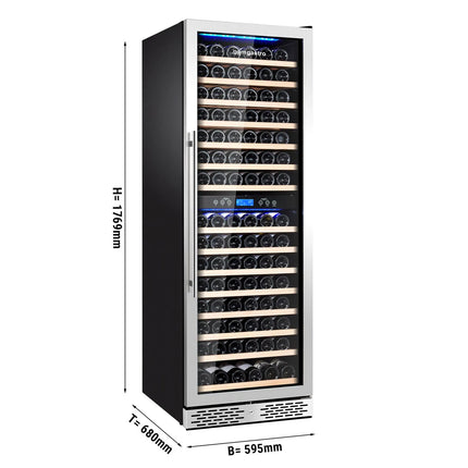 GGM Gastro Commercial Wine Fridge - Dual Zone - 450L - max. 160 bottles