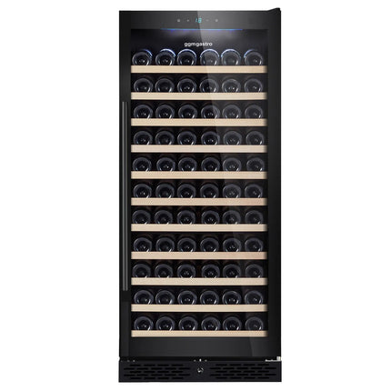 GGM Gastro Commercial Wine Fridge ECO - Stainless Steel - Freestanding - Single Zone - 350L - max. 127 bottles