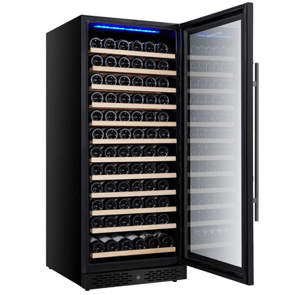 GGM Gastro Commercial Wine Fridge ECO - Stainless Steel - Freestanding - Single Zone - 350L - max. 127 bottles