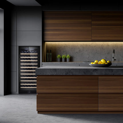 GGM Gastro Commercial Wine Fridge ECO - Stainless Steel - Freestanding - Single Zone - 350L - max. 127 bottles