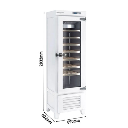 GGM Gastro Commercial Wine Fridge - Pine Door - Freestanding - Single Zone - 265L - max. 42 bottles