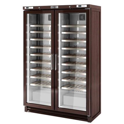 GGM Gastro Commercial Wine Fridge - Pine Wood - Dual Zone - 700L - max. 200 bottles